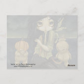 Halloween Fantasy Fantasy Gothic Postcard Postkarte (Rückseite)