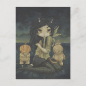Halloween Fantasy Fantasy Gothic Postcard Postkarte (Vorderseite)