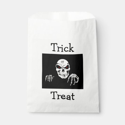 Halloween Fantentaschen/Skelett Geschenktütchen (Vorderseite)