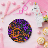 Halloween-Farbe Pappteller (Party)
