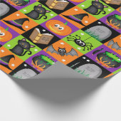Halloween-Farben Geschenkpapier (Ecke)