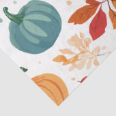 Halloween farbenfrohe Pumpkins und Blätter Seidenpapier (Ausschnitt)