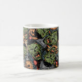 Halloween farbige Elemente nahtloses Muster mit Kaffeetasse (Mittel)
