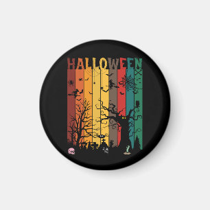 Halloween Farbige Nacht Magnet