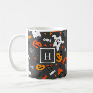 Halloween-Farbsymbolen Kaffeetasse