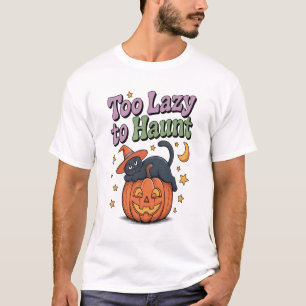 Halloween fauler Geist T-Shirt