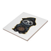 Halloween-Faultier Oversized T-Shirt Fliese (Seite)