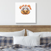 Halloween Faultier Streich oder Schlaf Süßes Fault Leinwanddruck (Insitu (Schlafzimmer))