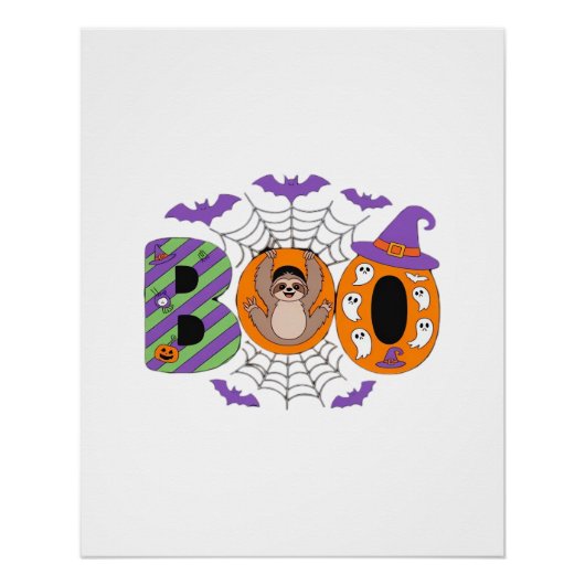 Halloween Faultier Süß Essential T-Shirt Poster (Vorderseite)