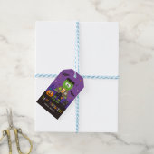 Halloween Favor Tag Frankenstein Geschenkanhänger (Mit Garn)