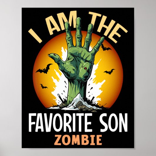 Halloween-Favorite Son Zombie-Kostüm Poster (Vorne)