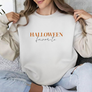 Halloween Favorite Typography | Cute Spooky Season Sweatshirt