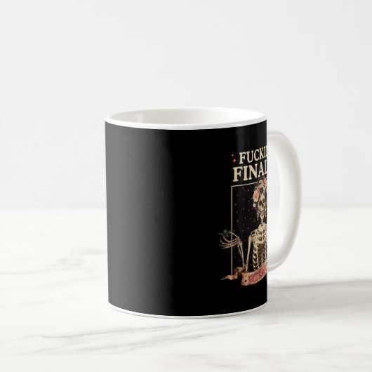 Halloween Fcking Schließlich Bridesmaid Skeleton C Kaffeetasse (VorderseiteRechts)