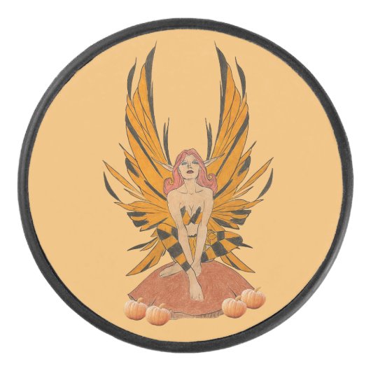 Halloween Fee Eishockey Puck (Vorderseite)