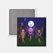 Halloween Feen Die Halbschwester Magnet (Vorderseite/Rückseite)