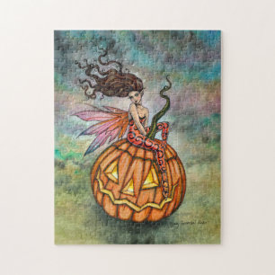 Halloween Feen-Fantasie-Kunst von Molly Harrison Puzzle