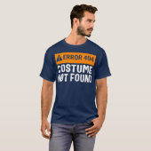 Halloween-Fehler 404 Kostüm nicht gefunden Kodieru T-Shirt (Vorne ganz)