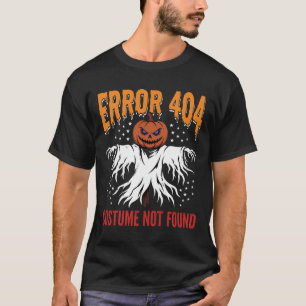 Halloween-Fehler 404 Kostüm Nicht Gefunden Vogelsc T-Shirt