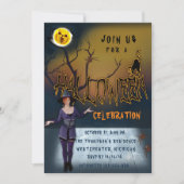 Halloween-Feier Einladung (Vorderseite)