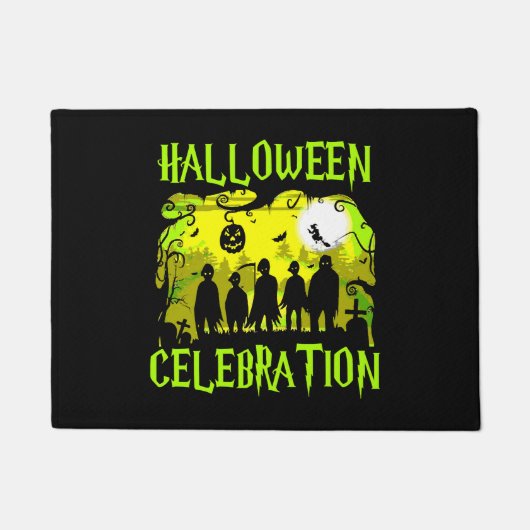 Halloween-Feier Fußmatte (Vorderseite)