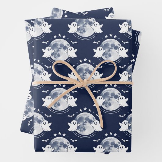 Halloween-Feier Geschenkpapier Set (Beispiel)
