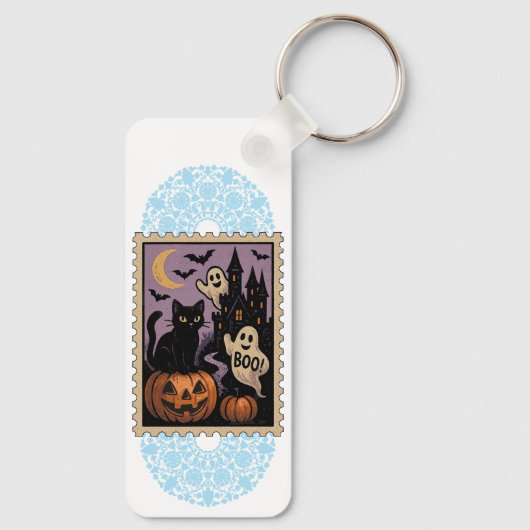 Halloween-Feier Schlüsselanhänger (Rückseite)