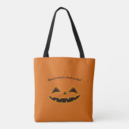 Halloween-Feierabend Tasche (Rückseite)