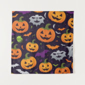 Halloween-Feiern Wandteppich (Vorderseite)