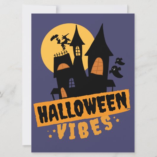 HALLOWEEN FEIERTAGSKARTE (Vorderseite)