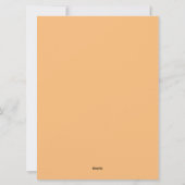 HALLOWEEN FEIERTAGSKARTE (Rückseite)