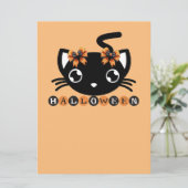 HALLOWEEN FEIERTAGSKARTE (Stehend Vorderseite)