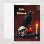Halloween Feiertagskarte (Vorne/Hinten)