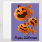 HALLOWEEN FEIERTAGSKARTE (Vorne/Hinten)