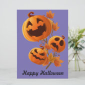 HALLOWEEN FEIERTAGSKARTE (Stehend Vorderseite)