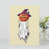 HALLOWEEN FEIERTAGSKARTE (Stehend Vorderseite)