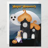 HALLOWEEN FEIERTAGSKARTE (Vorne/Hinten)