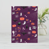 Halloween Feiertagskarte (Stehend Vorderseite)