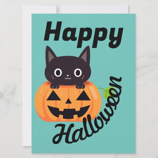 HALLOWEEN FEIERTAGSKARTE (Vorderseite)