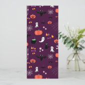 Halloween Feiertagskarte (Stehend Vorderseite)