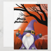 HALLOWEEN FEIERTAGSKARTE (Vorne/Hinten)