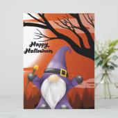 HALLOWEEN FEIERTAGSKARTE (Stehend Vorderseite)