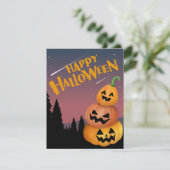 HALLOWEEN FEIERTAGSKARTE (Stehend Vorderseite)