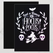 HALLOWEEN FEIERTAGSKARTE (Vorne/Hinten)