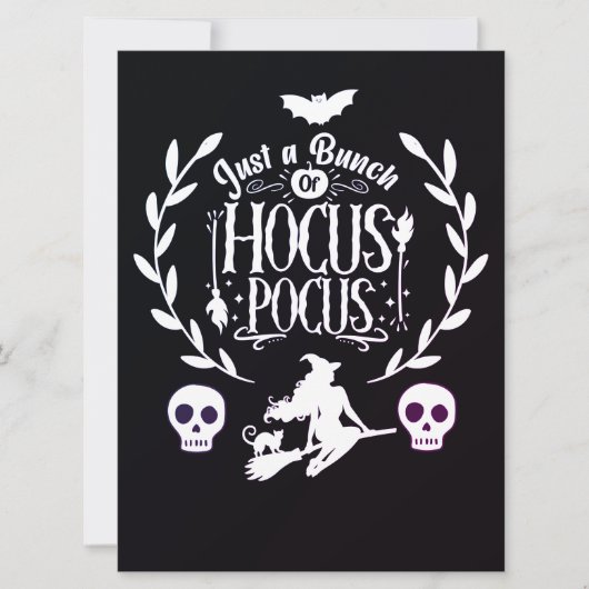 HALLOWEEN FEIERTAGSKARTE (Vorderseite)