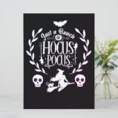 HALLOWEEN FEIERTAGSKARTE (Stehend Vorderseite)