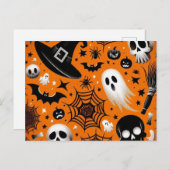 Halloween Feiertagspostkarte (Vorne/Hinten)