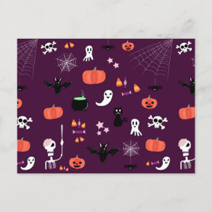 Halloween Feiertagspostkarte
