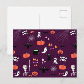 Halloween Feiertagspostkarte (Vorne/Hinten)