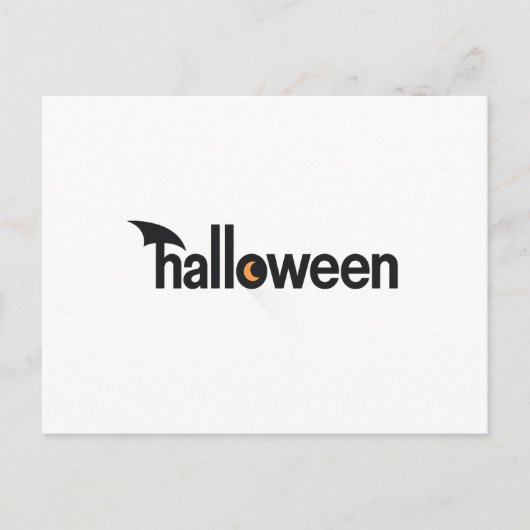 Halloween Feiertagspostkarte (Vorderseite)