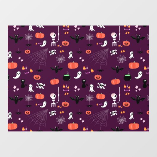 Halloween Fensteraufkleber (Blatt)